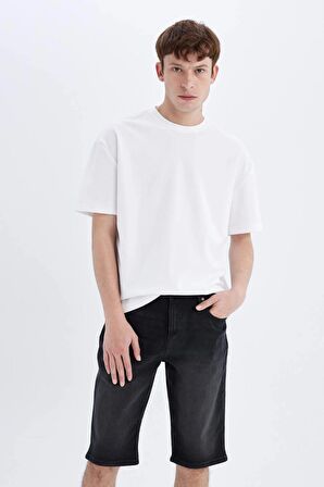 DeFacto Regular Fit Jean Bermuda Şort C2694AX24SMNM40