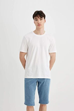 DeFacto Regular Fit Jean Bermuda Şort A4805AX24SMNM39