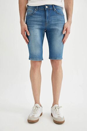 DeFacto Skinny Fit Jean Bermuda Şort A4803AX24SMNM28