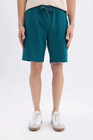 DeFacto Regular Fit Düz Paça Şort B8796AX24SMGN1211
