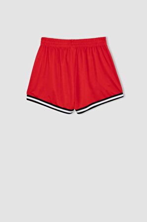 DeFactoFit Standart Fit Baskılı Sporcu Kısa Paça Şort B8974AX24SMRD303