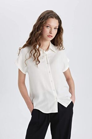 DeFacto Regular Fit Kısa Kollu Gömlek N7819AZ24SPWT32