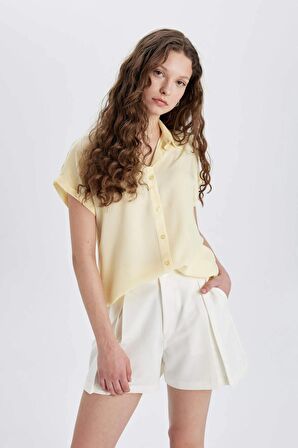 DeFacto Regular Fit Kısa Kollu Gömlek N7819AZ24SPYL155