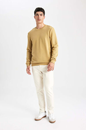 Regular Fit Bisiklet Yaka Sweatshirt