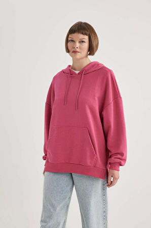Oversize Geniş Kalıp Polo Yaka Sweatshirt