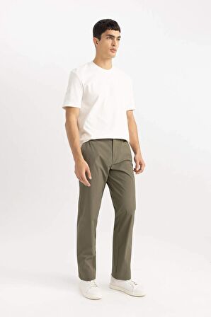 DeFacto Jogger Yazlık Kumaş Pantolon Düz Paça Cepli B6467AX24SPKH438