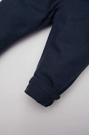 DeFacto Erkek Bebek Çizgili Düz Paça Gabardin Pantolon B9254A524SPNV256