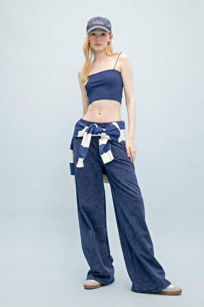 DeFacto Coool Fitted Fitilli Kaşkorse Yıkamalı Soluk Efektli Basic Düz Atlet B9297AX24SMIN176