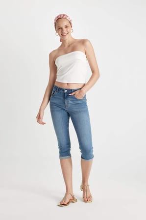 DeFacto Normal Bel Jean Kapri B9172AX24SMNM39