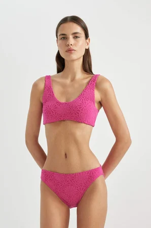 DeFacto Regular Fit Çiçekli Bikini Altı-Fall in Love B6902AX24SMPN615