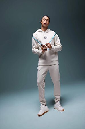 DeFactoFit Jogger Eşofman Altı Slim Fit Dar Kesim Çift Cepli Beli Bağcıklı Lastikli Paça Skuba Dalgıç Kumaş B9436AX24SPBG700