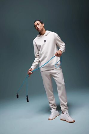 DeFactoFit Jogger Eşofman Altı Slim Fit Dar Kesim Çift Cepli Beli Bağcıklı Lastikli Paça Skuba Dalgıç Kumaş B9436AX24SPBG700