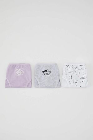 DeFacto Kız Çocuk 3'lü Slip Külot B8396A824SPPR67