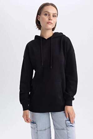 M3417AZ/BK81 Defacto Kadın Sweat BLACK