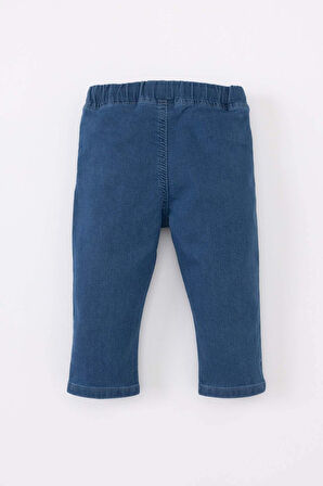 Erkek Bebek Düz Paça Jean Basic Pantolon