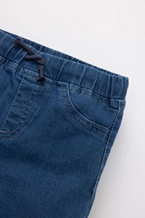 Erkek Bebek Düz Paça Jean Basic Pantolon