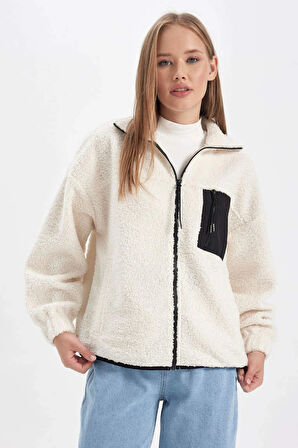 A9226 Coool Oversize Fit Pelüş Hırka