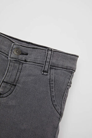 DeFacto Erkek Bebek Basic Düz Cepli Jean Şort B6751A524SMGR164