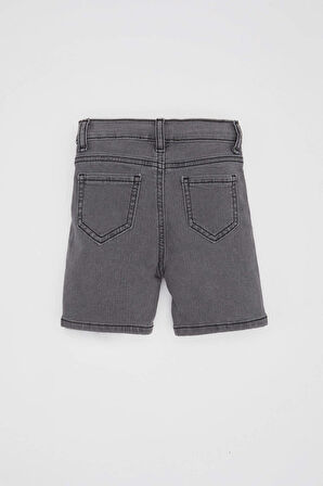 DeFacto Erkek Bebek Basic Düz Cepli Jean Şort B6751A524SMGR164