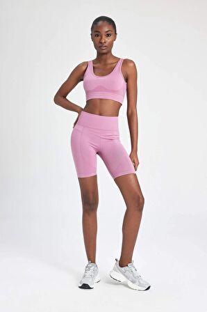 DeFactoFit Biker Beli Saran Seamless Sporcu Tayt B4569AX24SPPR490