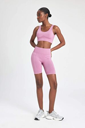 DeFactoFit Biker Beli Saran Seamless Sporcu Tayt B4569AX24SPPR490