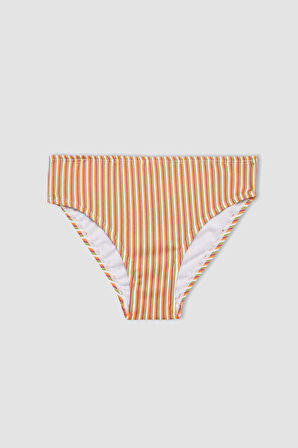 Kız Çocuk Çizgili Bikini Takımı