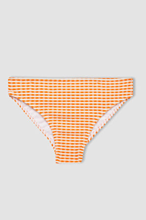 Kız Çocuk Kareli Bikini Takımı