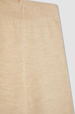 DeFacto Triko Pantolon Straight Fit Geniş Bol Paça C2088AX24SPBG662