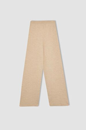DeFacto Triko Pantolon Straight Fit Geniş Bol Paça C2088AX24SPBG662