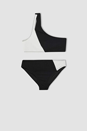 Kız Çocuk Tek Omuzlu Bikini Takımı