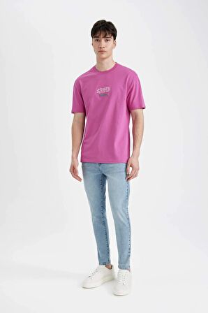 DeFacto Keith Haring Regular Fit Bisiklet Yaka Kısa Kollu Tişört B8095AX24SMPR191
