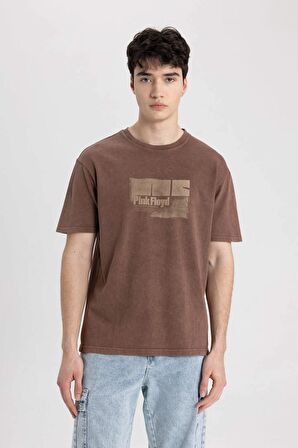 DeFacto Pink Floyd Regular Fit Bisiklet Yaka Kısa Kollu Tişört B8096AX24SMBN105