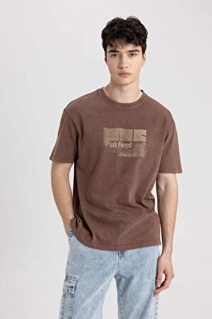 DeFacto Pink Floyd Regular Fit Bisiklet Yaka Kısa Kollu Tişört B8096AX24SMBN105