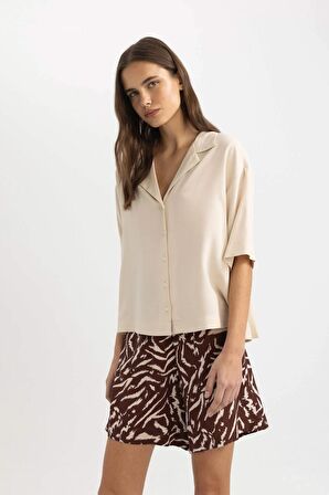 DeFacto Boxy Fit Kısa Kollu Gömlek C3388AX24SMER42