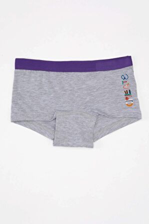 DeFacto Kız Çocuk 2'li Boxer B9874A824SPWT34