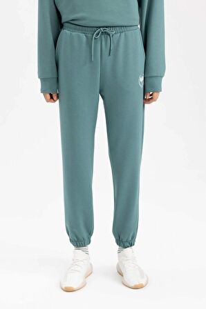 DeFactoFit Standart Fit Skuba Dalgıç Kumaş Jogger Eşofman Altı C0089AX24SPGN1191