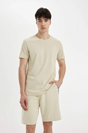 DeFacto Regular Fit Düz Paça Cepli Basic Düz Şort B8795AX24SMBG307