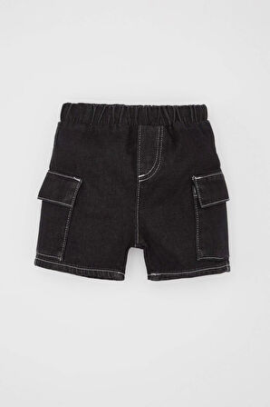 DeFacto Erkek Bebek Jean Şort B6750A524SMNM36