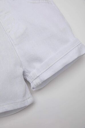 DeFacto Erkek Bebek Jean Şort C2286A524SMWT34