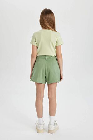 DeFacto Kız Çocuk Gabardin Şort Etek C0128A824SMGN425