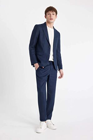 DeFacto Crop Duble Paça Keten Pantolon C1826AX24SMNV146
