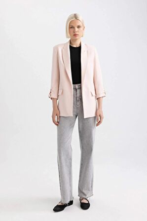DeFacto Regular Fit Ceket Yaka Basic Blazer Ceket C3215AX24SMPN638