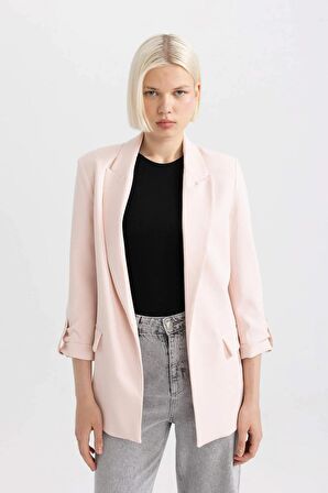 DeFacto Regular Fit Ceket Yaka Basic Blazer Ceket C3215AX24SMPN638