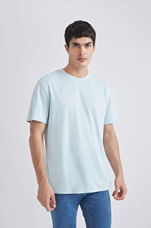 DeFacto New Regular Fit Bisiklet Yaka Basic Kısa Kollu Tişört V7699AZ24SPBE816