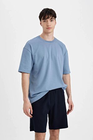 Regular Fit Düz Paça Şort
