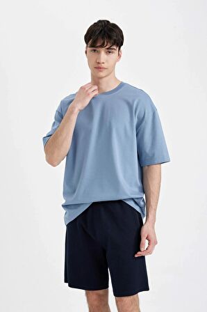 Regular Fit Düz Paça Şort