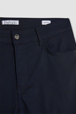 DeFacto Slim Fit Dar Paça Chino Kanvas Pantolon T1055AZ24SPNV147