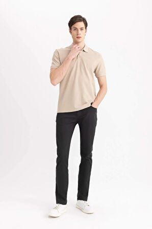 DeFacto Slim Fit Dar Paça Chino Kanvas Pantolon T1055AZ24SPAR173