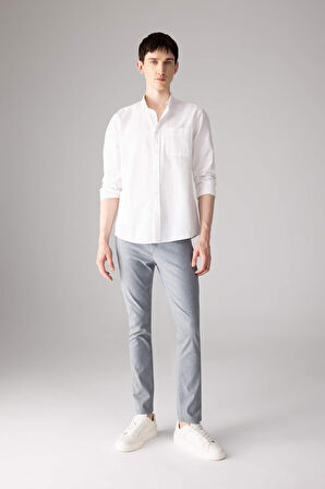 DeFacto Yazlık Chino Kanvas Pantolon Slim Fit Dar Kesim Cepli Dar Paça T1055AZ24SPIN87