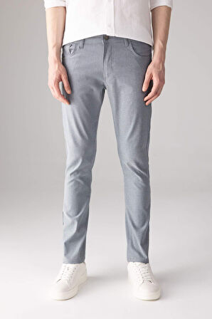 DeFacto Yazlık Chino Kanvas Pantolon Slim Fit Dar Kesim Cepli Dar Paça T1055AZ24SPIN87